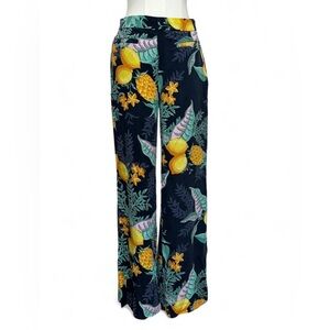 Anthropologie Maeve Women's Escape Printed Tropical Fruit Pants - Size 2